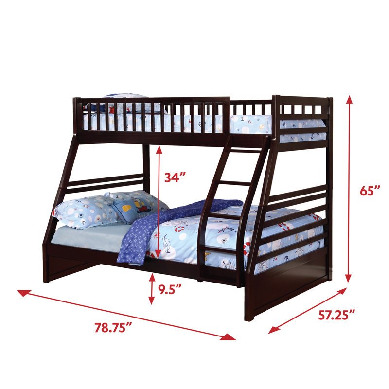 Harriet Bee Benigni Twin Over Full Standard Bunk Bed by Harriet Bee & Reviews Wayfair